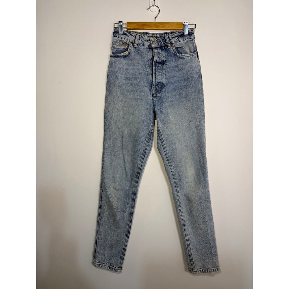 We The Free Jeans Zuri Ultra High Waist Ankle Mom Jeans Womens Size 27